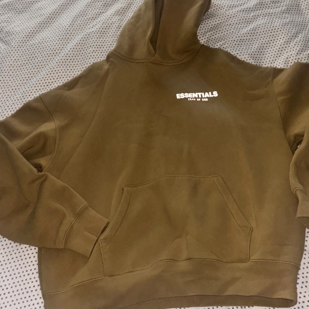 Essentials Warm Brown Hoodie